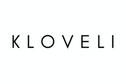 The word 'KLOVELI' is centered in a clean, black, sans-serif typeface on a solid white background.